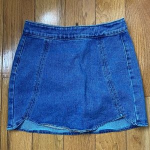 pacsun denim skirt
